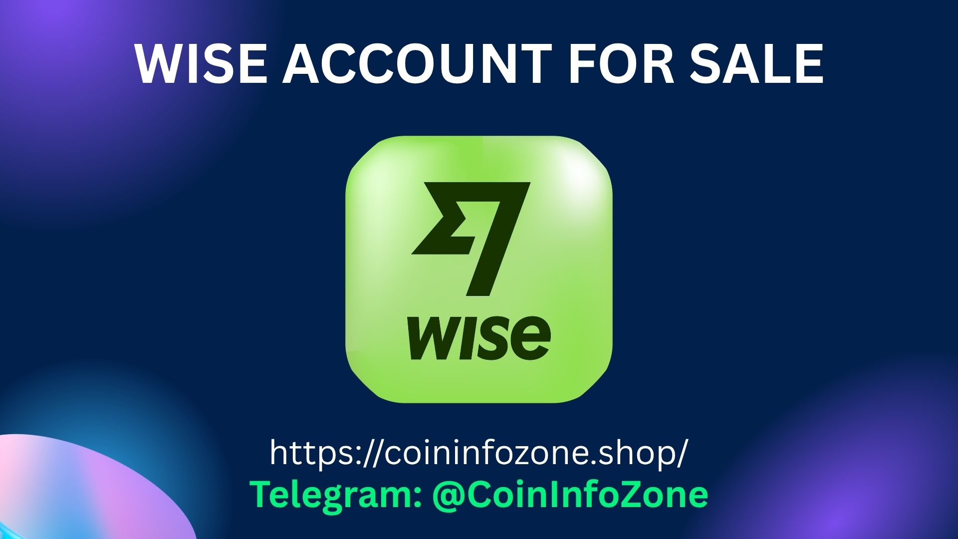 Wise Account For Sale