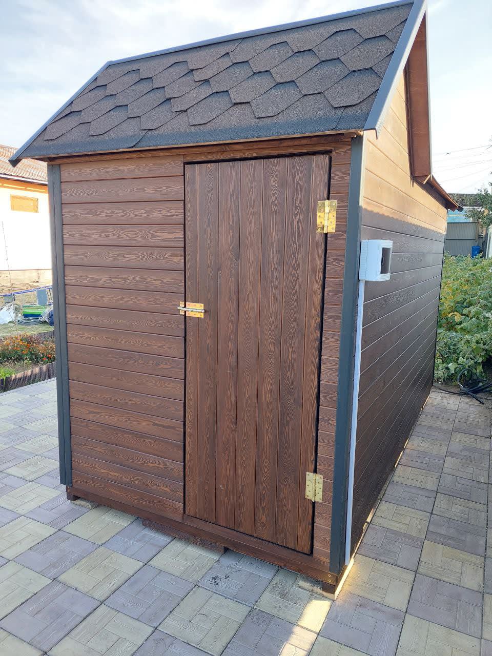 Боковой вид и текстура вагонки палисандр