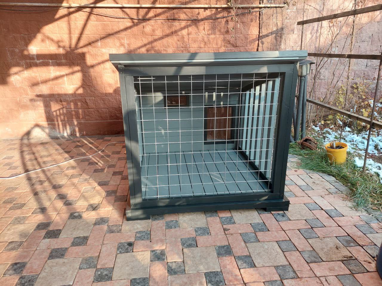 Комбо будка-вольер - фото 3