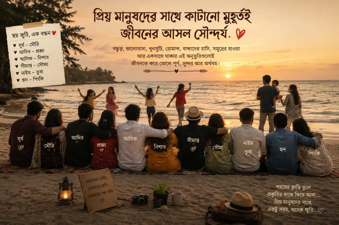 মৌরিন আহমেদ এর লেখা অনুগল্প মন বসে না শহরে এর ইমেজ
