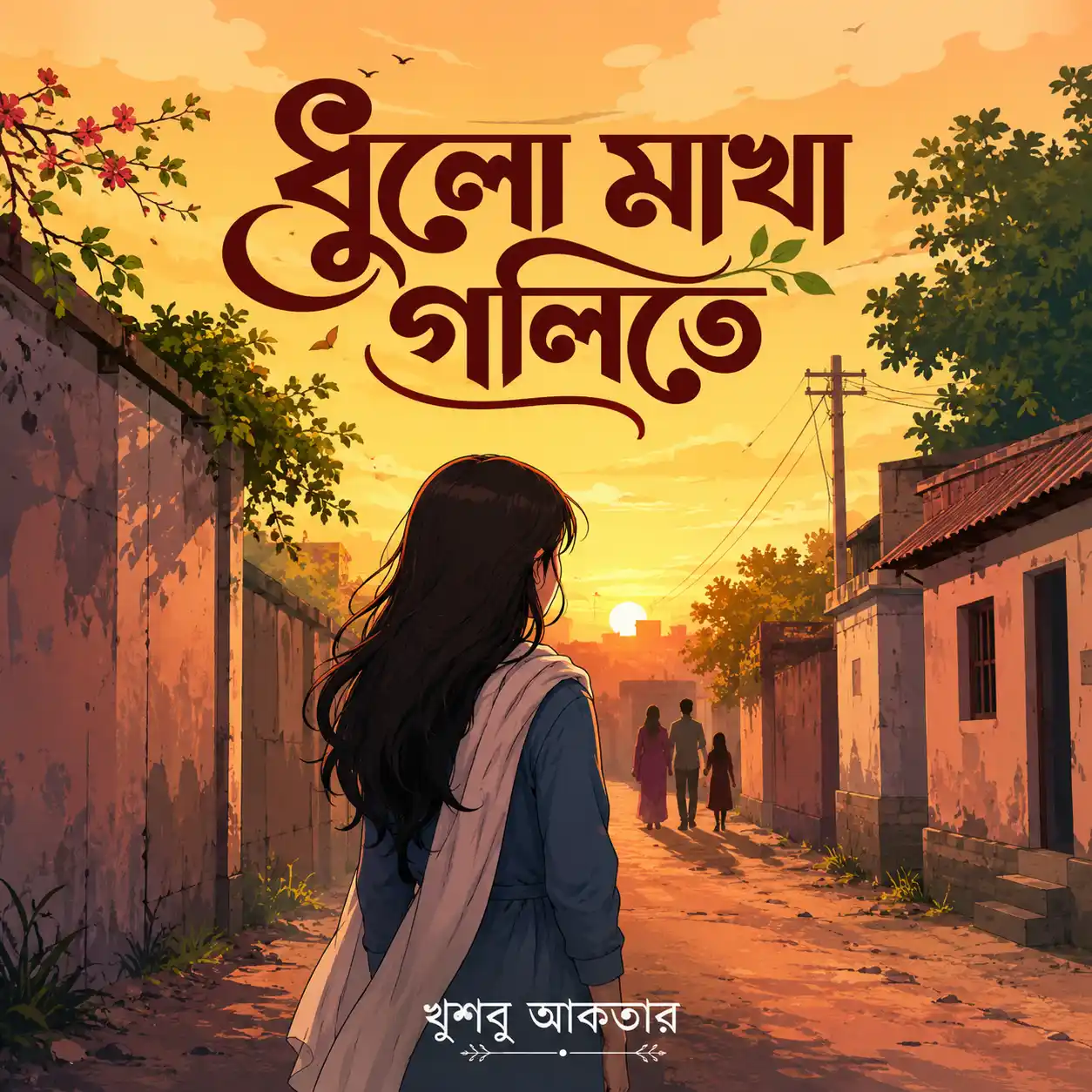 ধুলো মাখা গলিতে