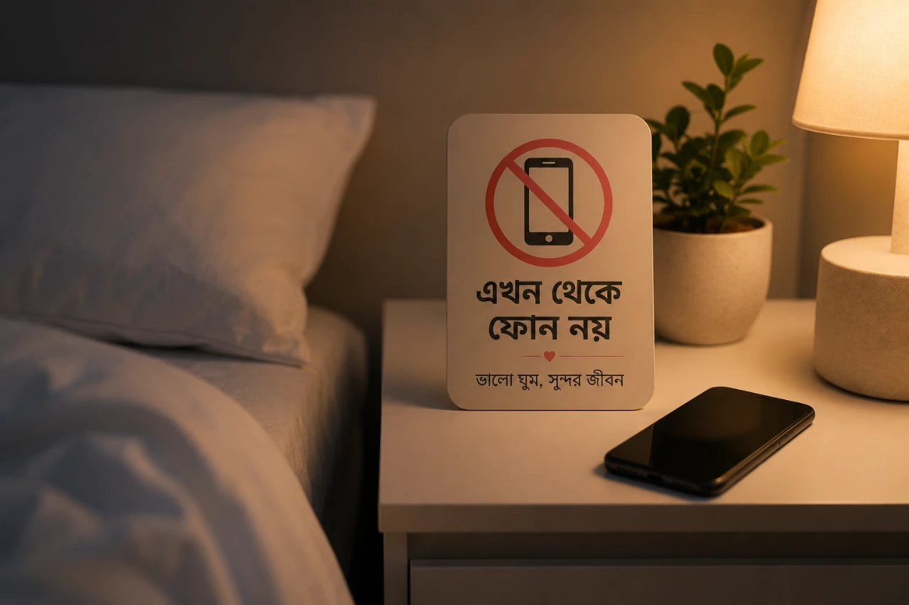 মোবাইল ও সামাজিক যোগাযোগমাধ্যম থেকে দূরে থাকুন