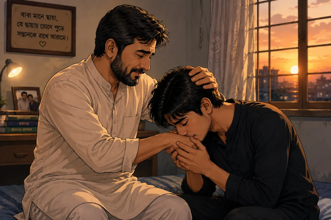 আব্দুল্লাহ বিন মালিক এর লেখা অনুগল্প বাবার ঋণ এর ইমেজ