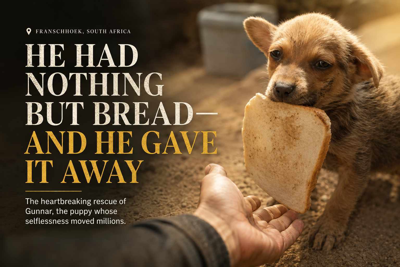 He Had Nothing in the World Except a Stale Crust of Bread—And He Gave It Away: The Story of Gunnar