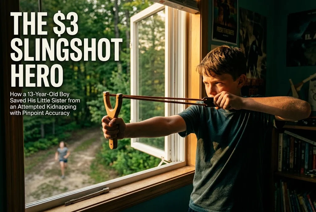 The $3 Slingshot Hero: How a 13-Year-Old Boy Saved His Sister from a Kidnapper
