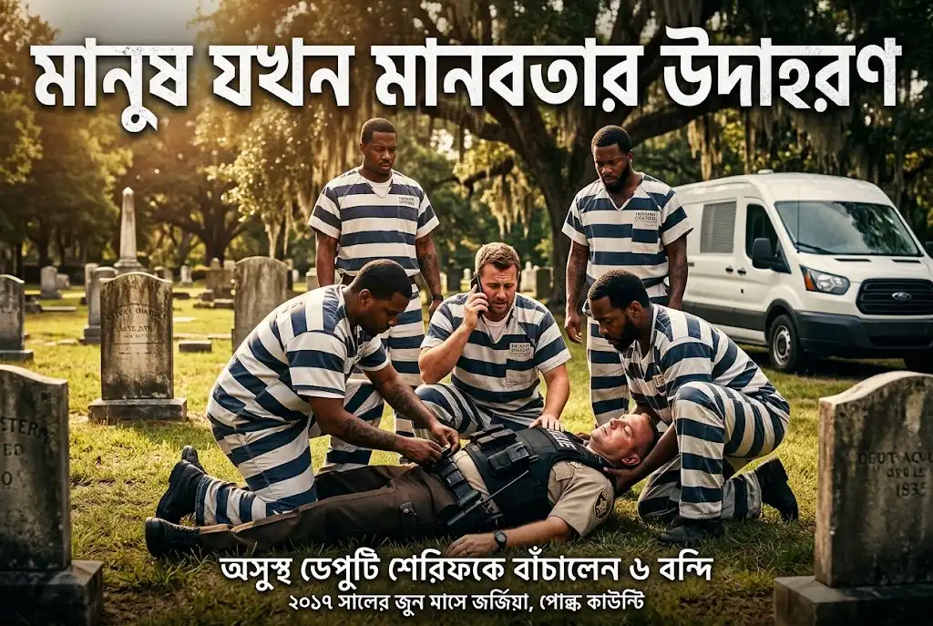 বন্দি হলেও মানুষ: ডেপুটি শেরিফকে মৃত্যুর মুখ থেকে বাঁচাল কয়েদিরা