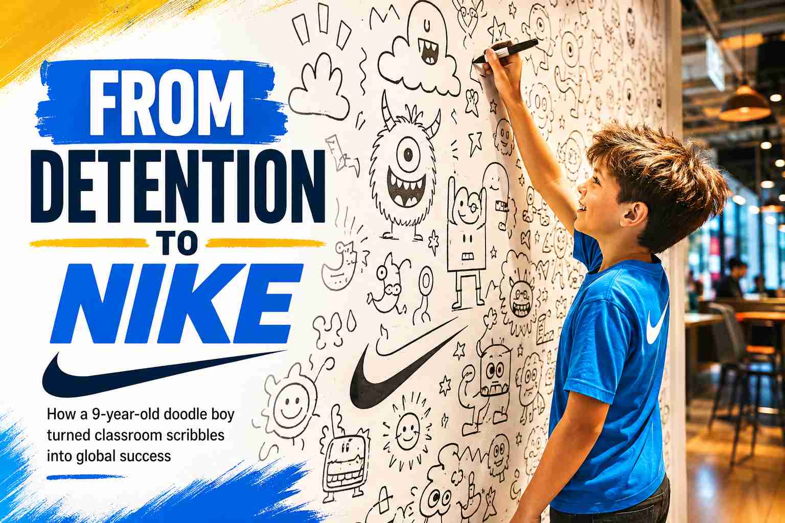 He Got in Trouble for Doodling in Class. Then Nike Hired Him.