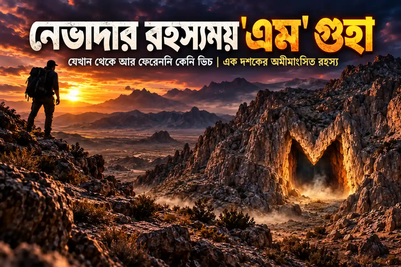 মরুভূমির ভেতর কেঁপে উঠেছিল শরীর: নেভাদার অভিশপ্ত এম গুহায় চিরতরে হারিয়ে যাওয়া কেনি ভিচ