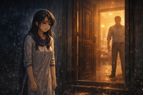 ফিরে দেখা গল্পের ইমেজ - বাবা ক্ষেপেছেন মেয়ের উপর