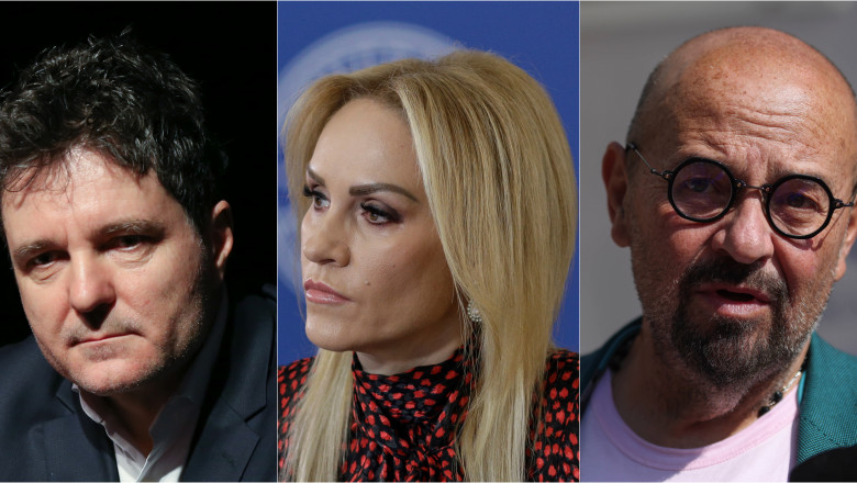 Nicușor Dan, Gabriela Firea, Cristian Popescu Piedone. Sursa foto colaj: Inquam Photos 