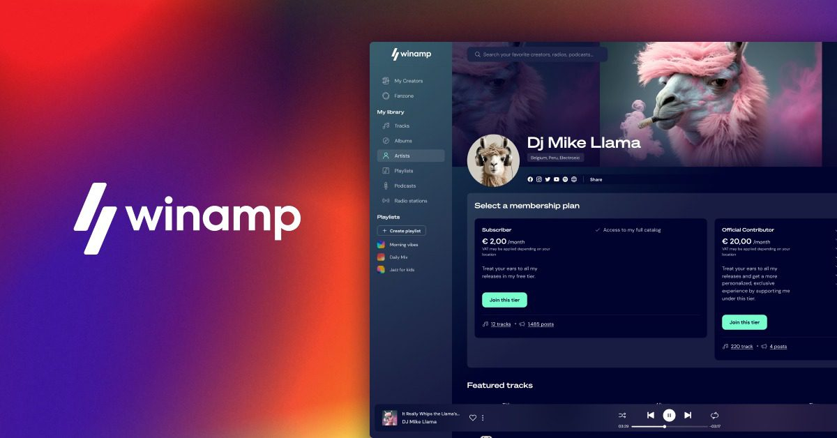Winamp player