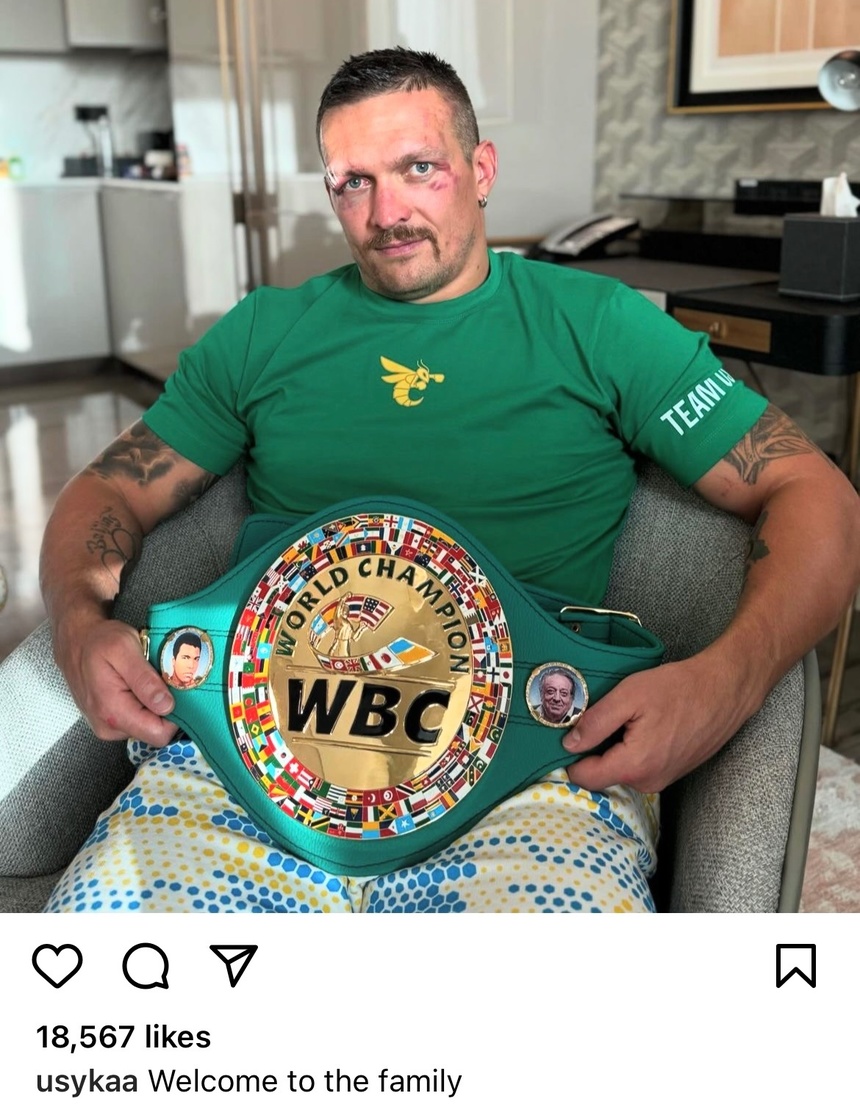Oleksander Usyk Foto: X
