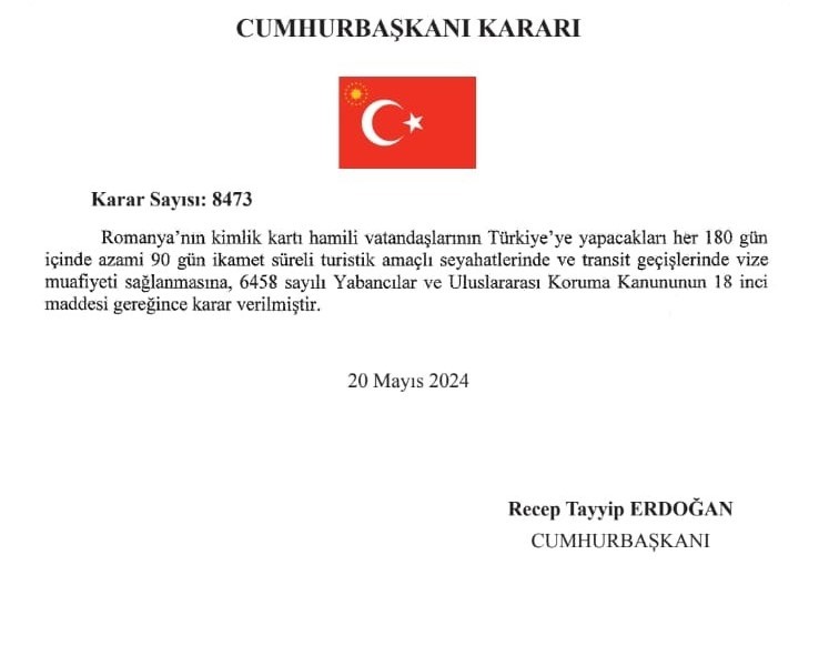 Decizie Recep Tayyip Erdoğan