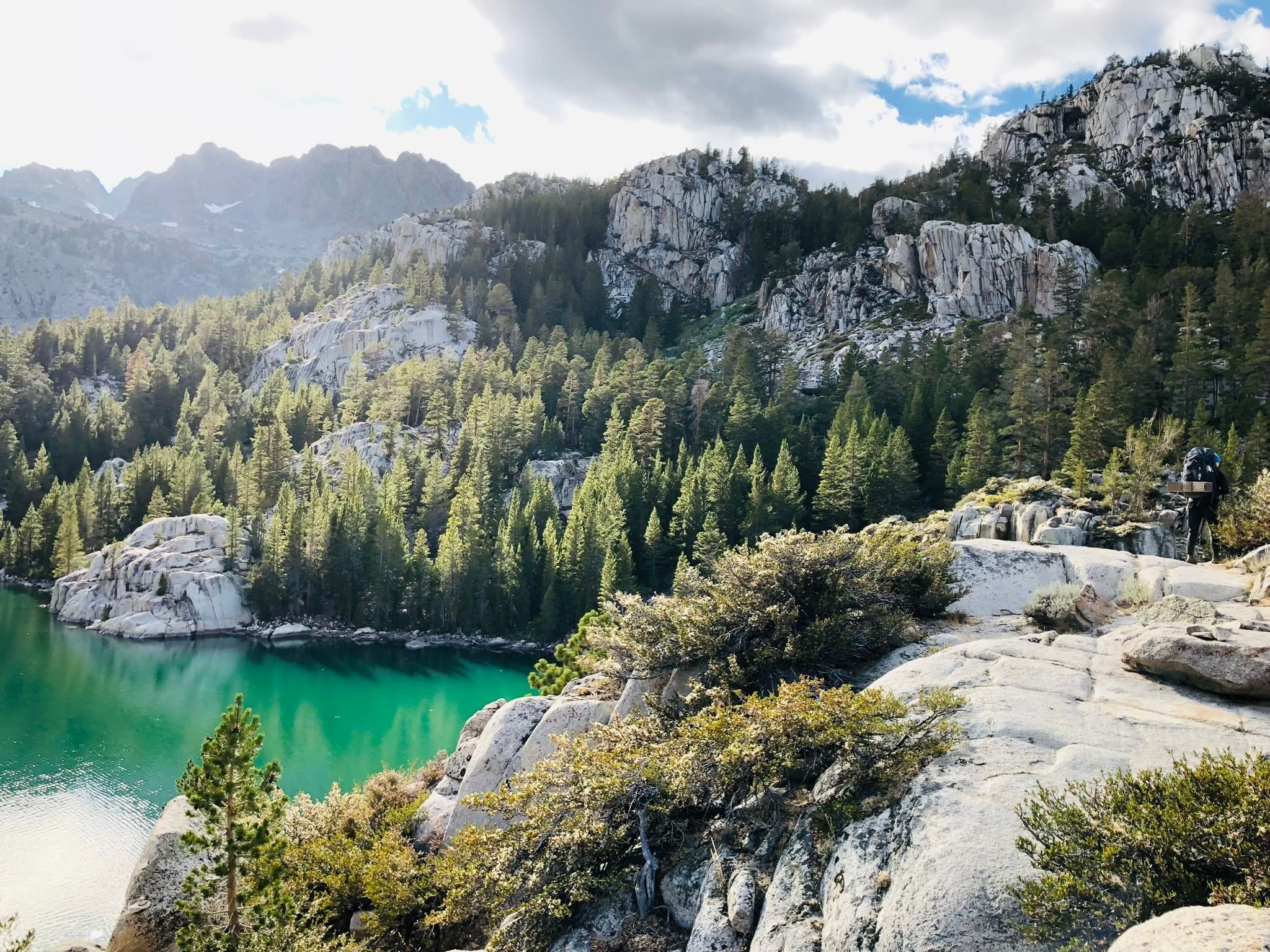 Making this patch of rock our cozy corner