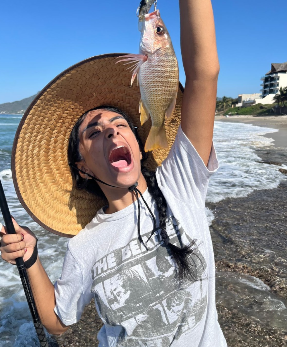 Sport fishing catch on the deck