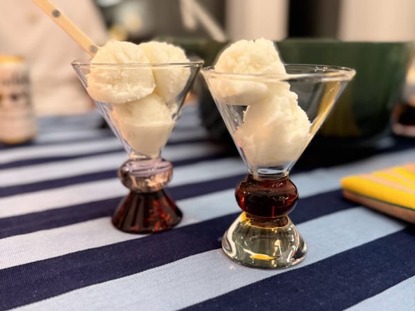 Lemon Buttermilk Sherbert