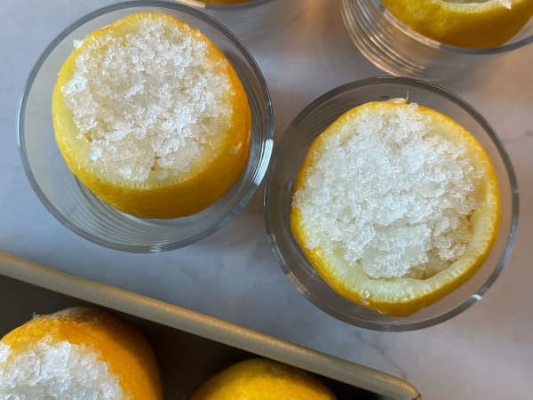 Lemon Mint Granita