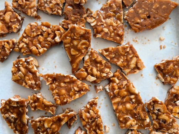 Salted Cashew Brittle