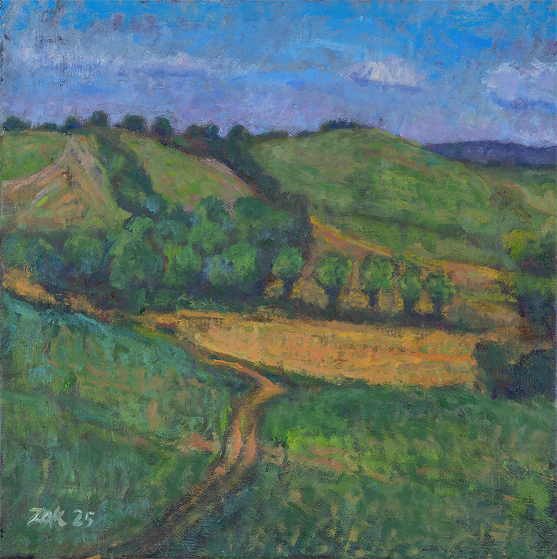 Landscape 02 – Oil on Canvas von Manfred Zak