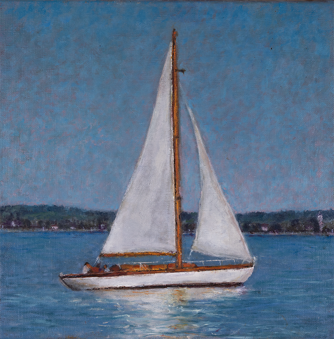 Seascape 01 – Oil on Canvas (Öl auf Leinwand) von Manfred Zak