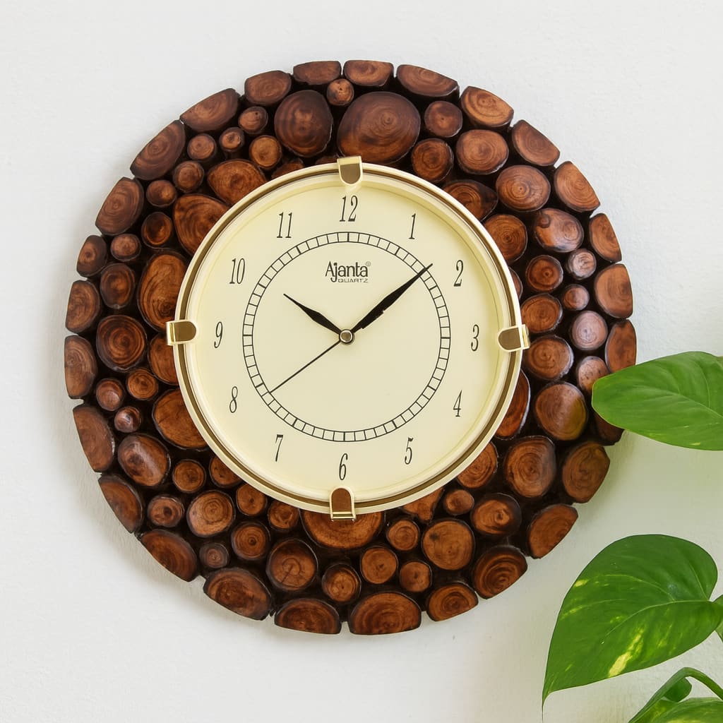 Wooden Wall Clock