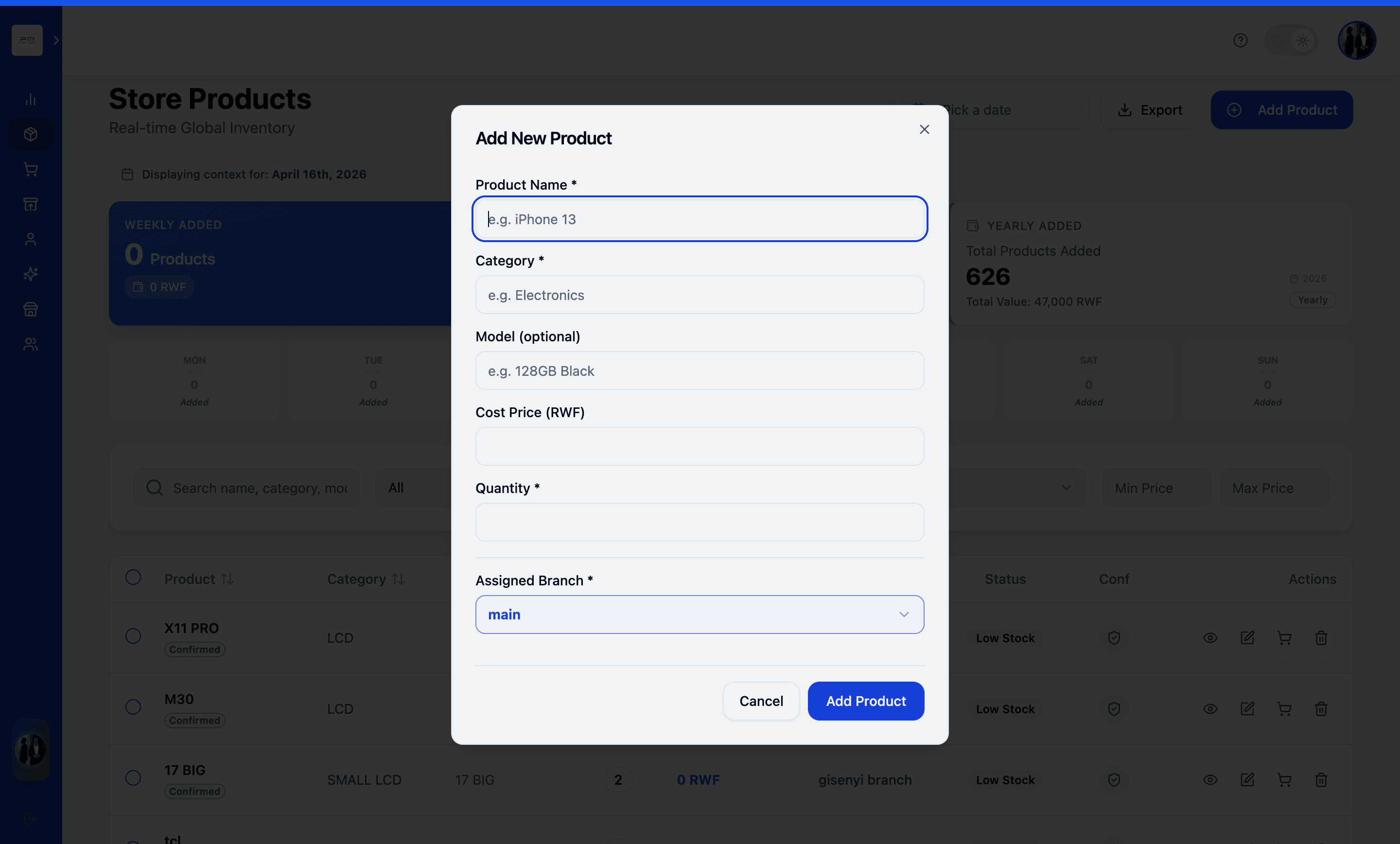 PixelMart — Unified Inventory & Financial Headquarters screenshot 4