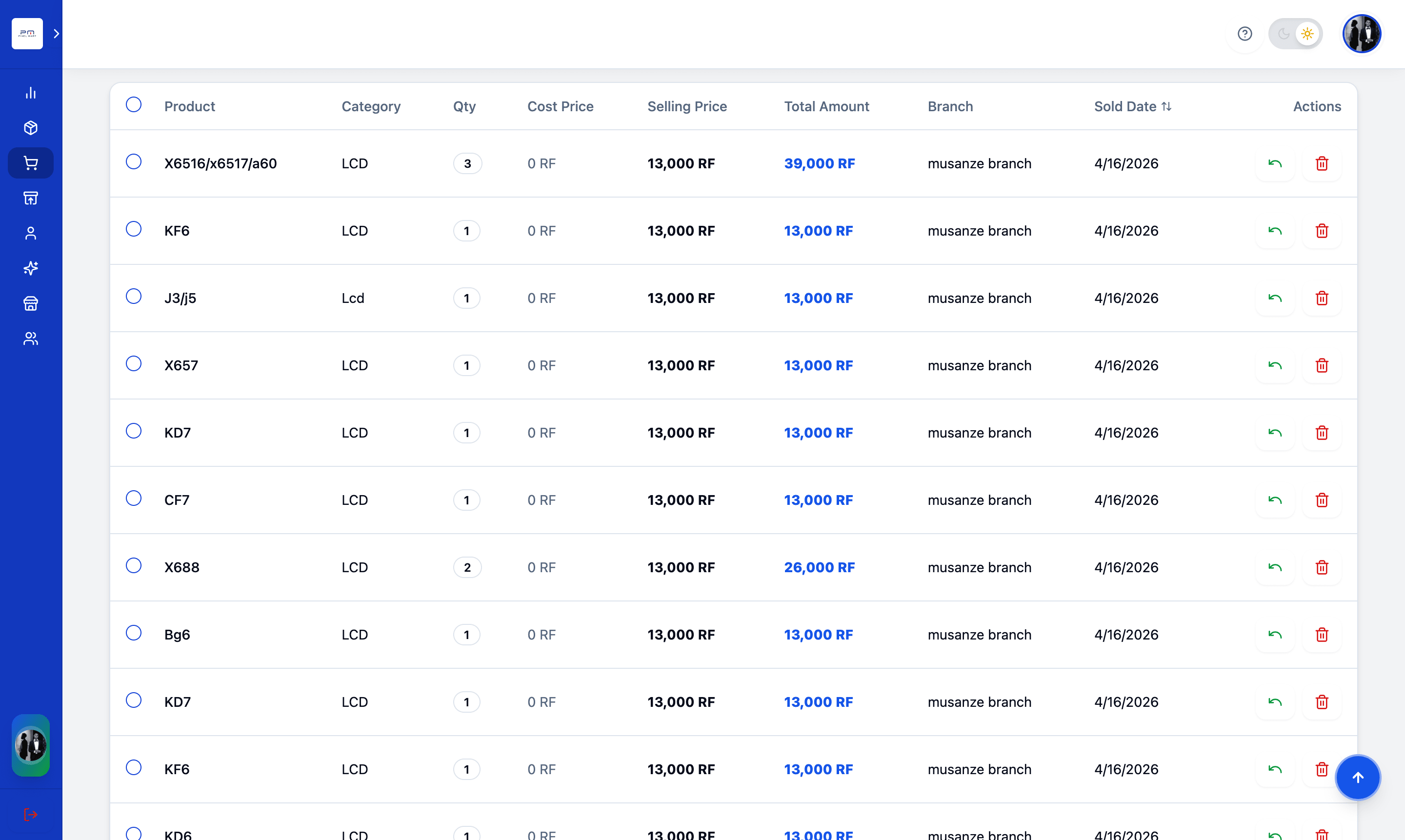 PixelMart — Unified Inventory & Financial Headquarters screenshot 3