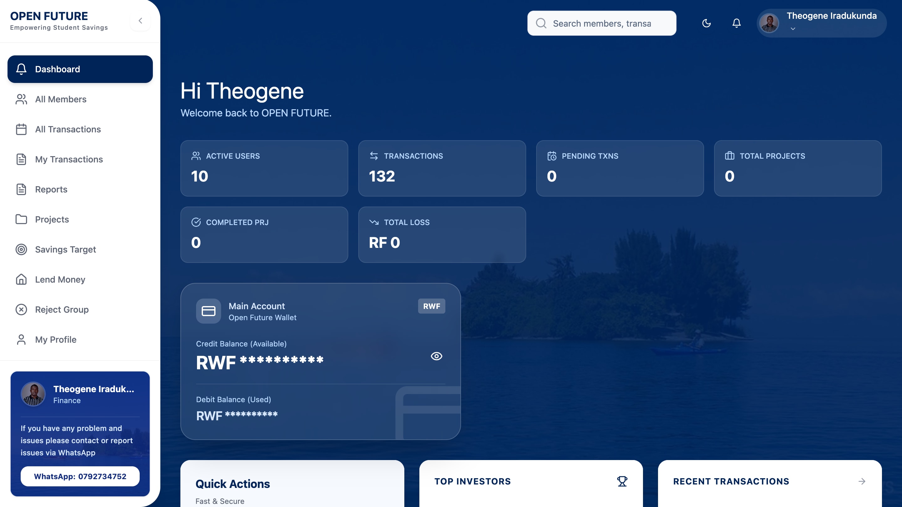 Open Future — Student Micro-Savings & Fintech Platform