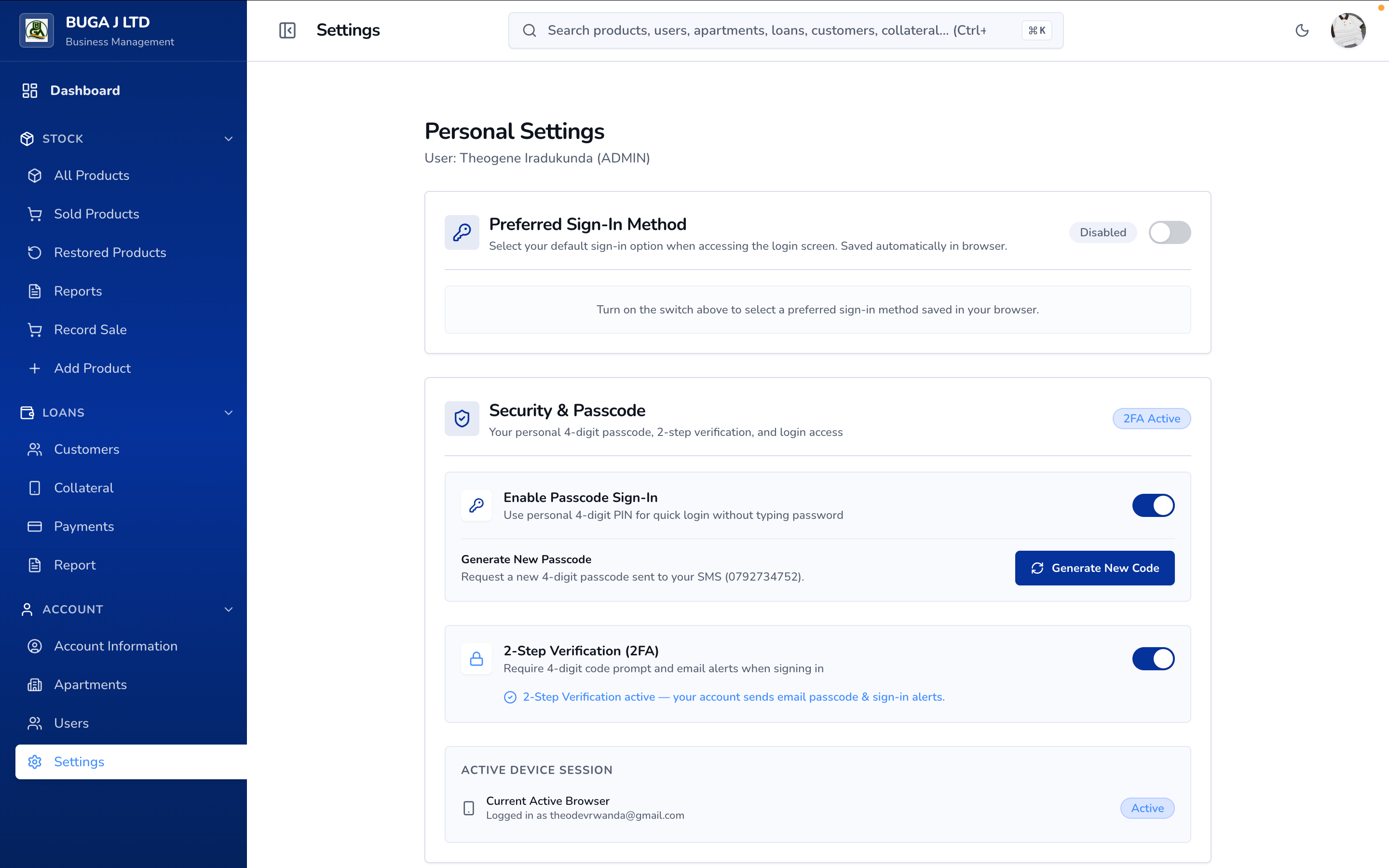 Bugajltd — Business Activity & Record Management Platform screenshot 1