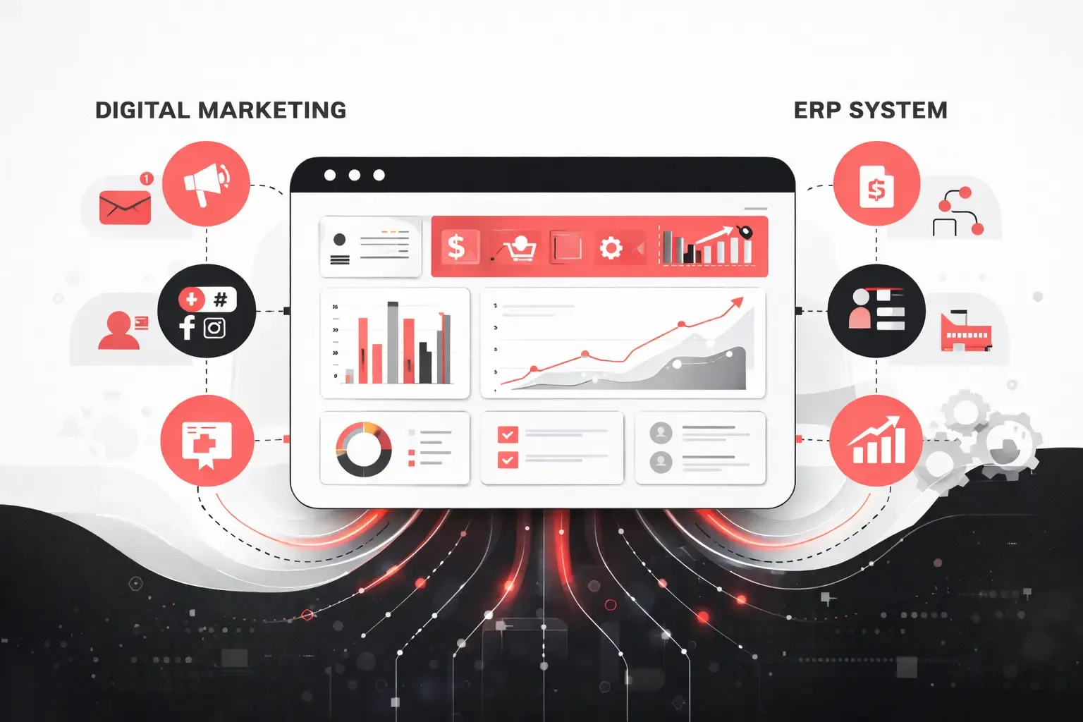 Stop Paying Twice: Why Your Digital Marketing and ERP Should Live Under One Roof