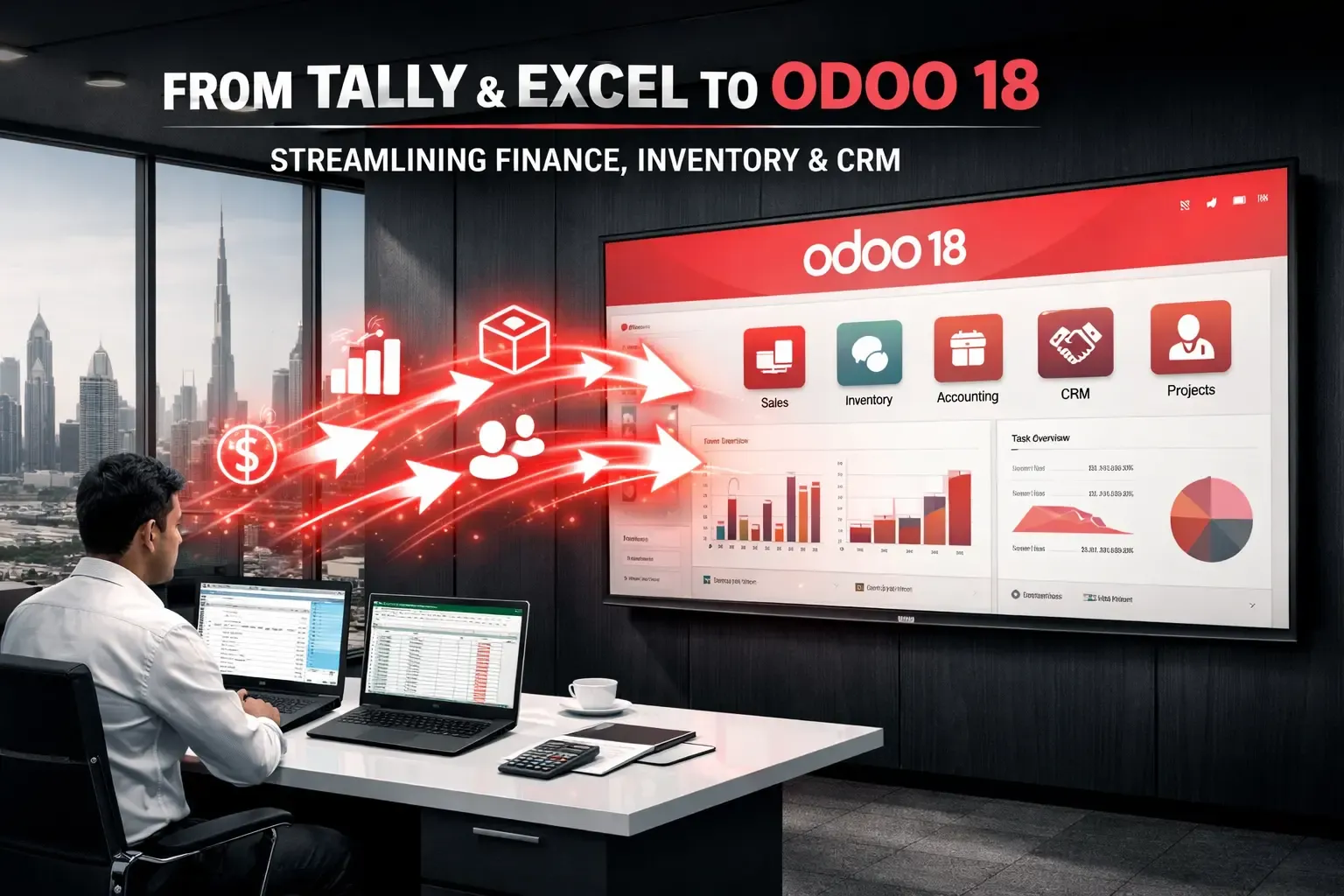 The Fast-Track Guide to Moving from Tally/Excel to Odoo 18 for Dubai Businesses