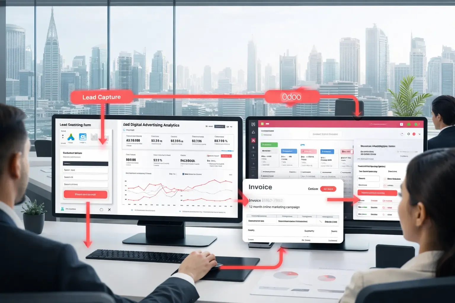 Turn Leads into Invoices: Integrating Your Digital Marketing Strategy with Odoo CRM