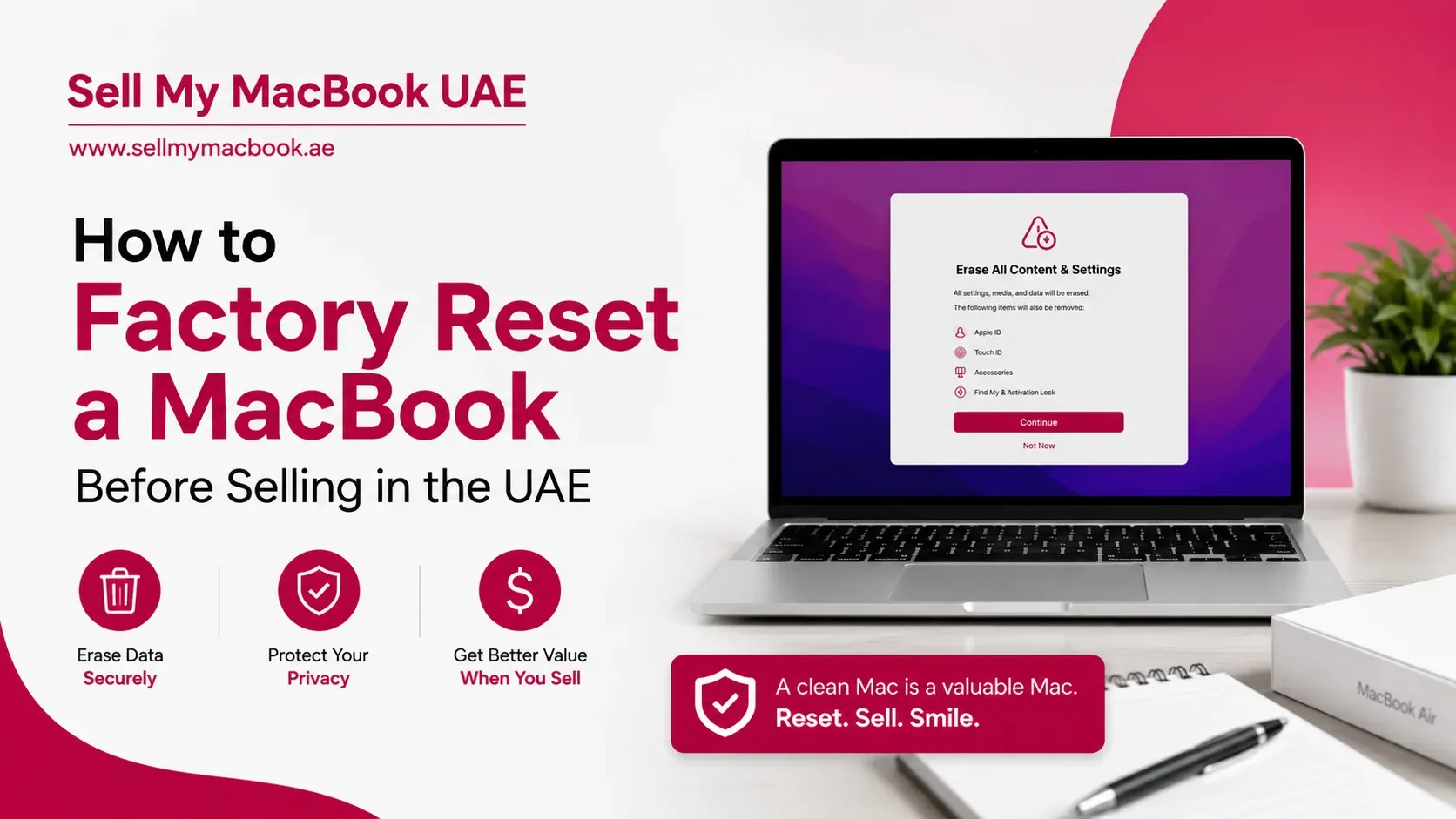 How to Factory Reset a MacBook Before Selling in the UAE