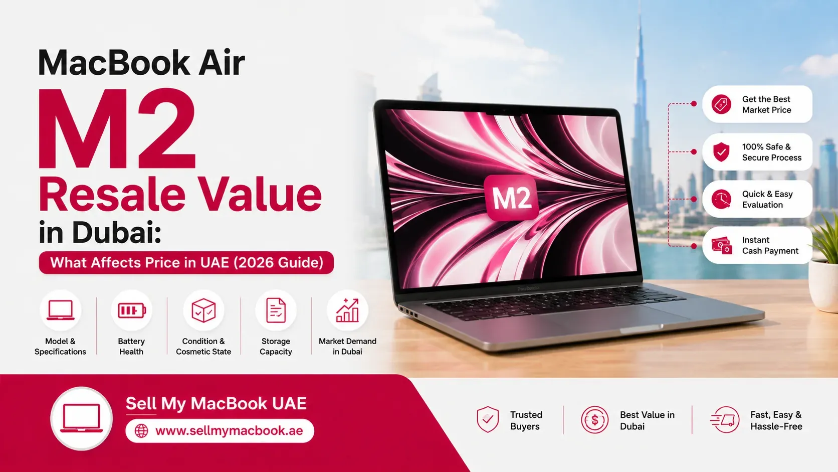 MacBook Air M2 Resale Value in Dubai: What Affects Price in UAE (2026 Guide)