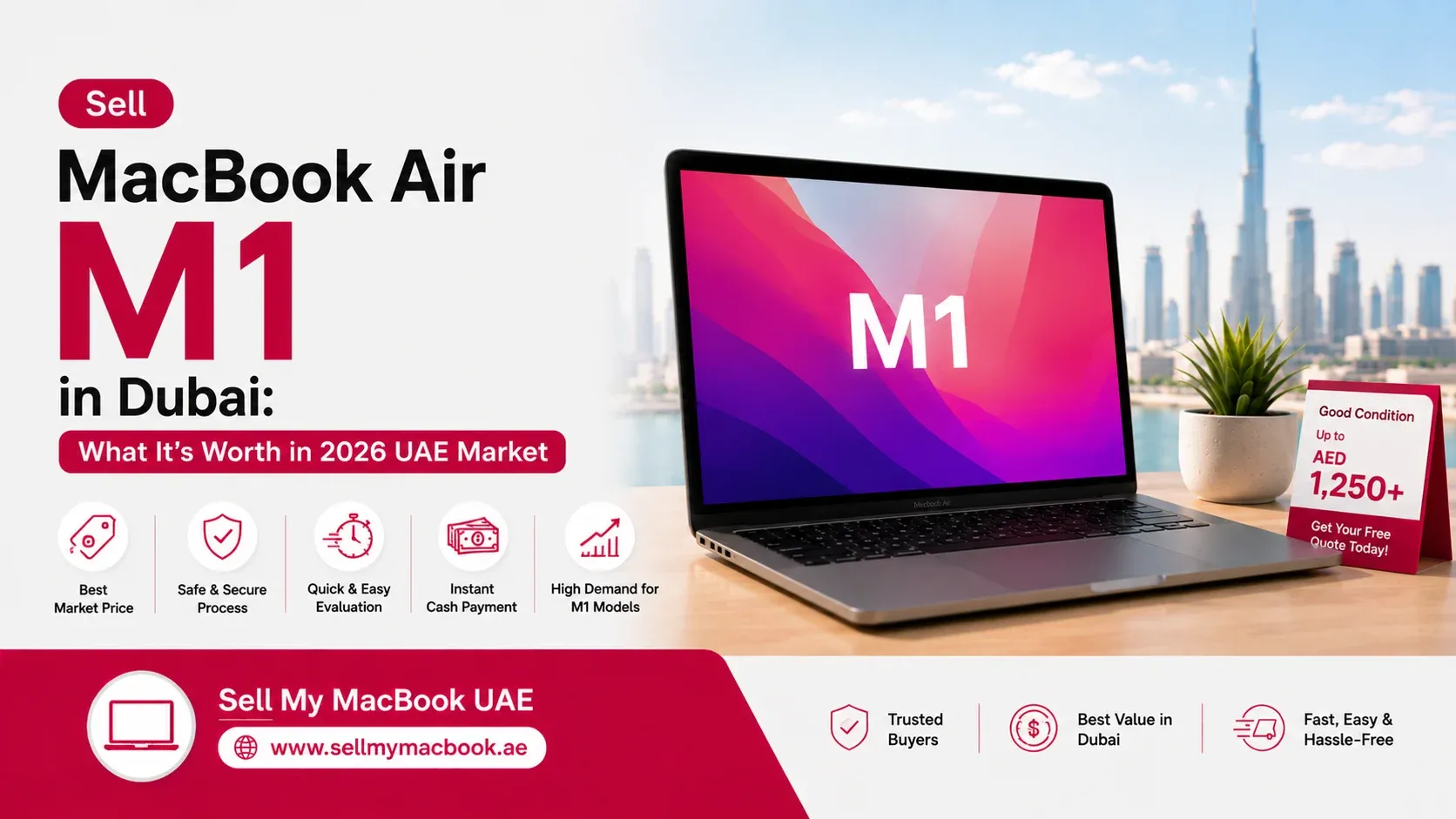Sell MacBook Air M1 in Dubai: What It’s Worth in 2026 UAE Market