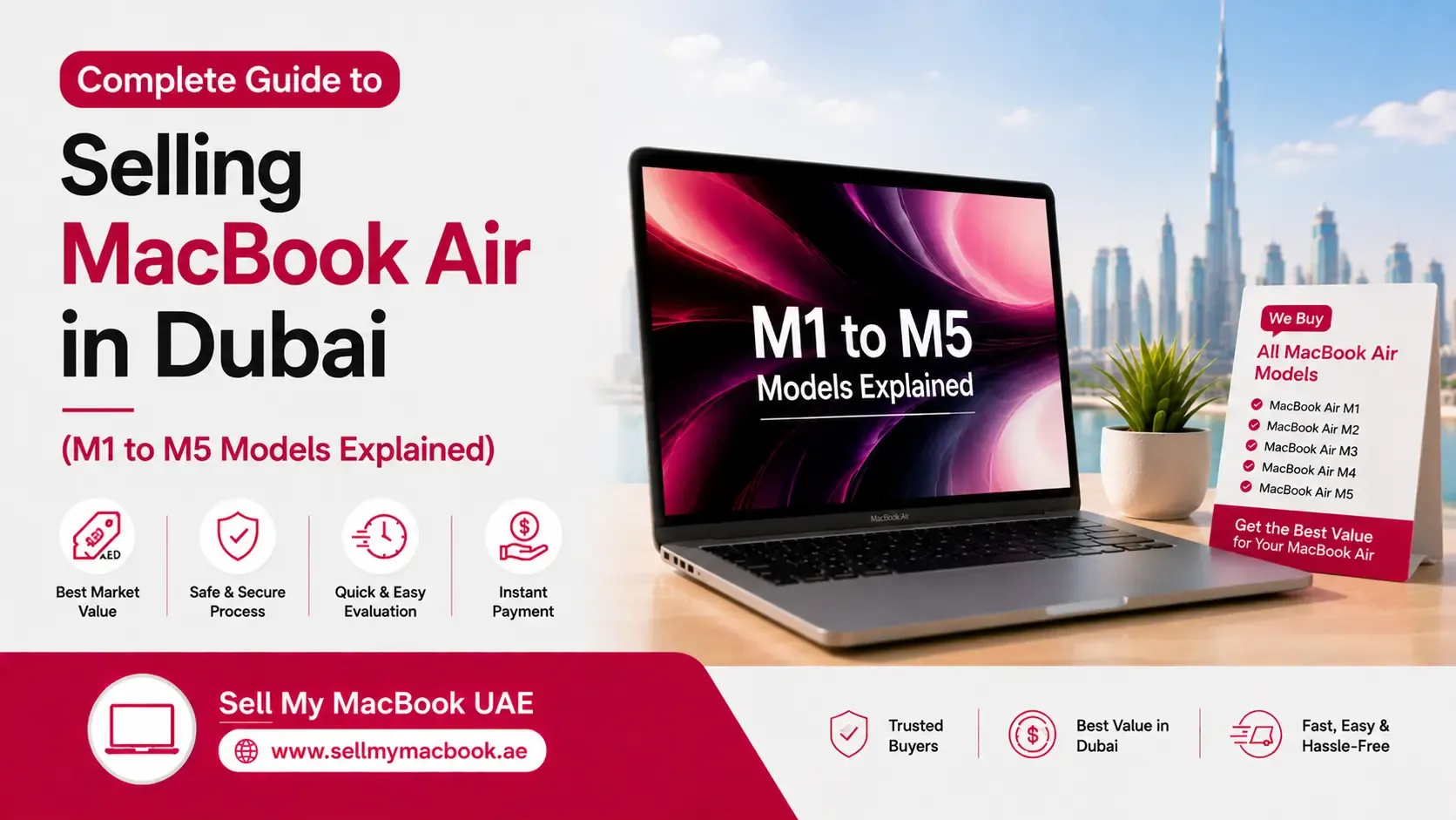 Complete Guide to Selling MacBook Air in Dubai (M1 to M5 Models Explained)