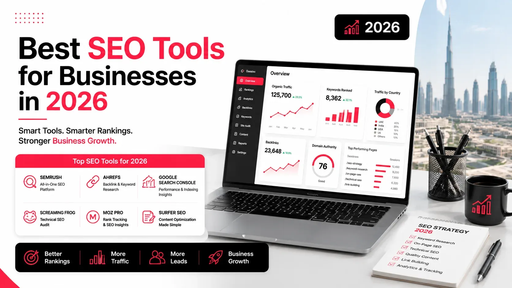Best SEO Tools for Businesses in 2026: Complete Guide for Better Rankings