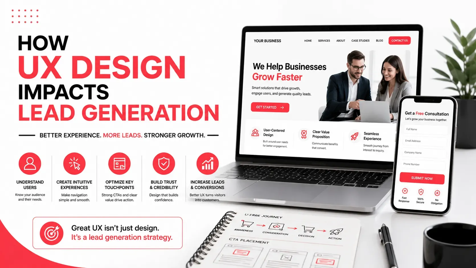 How UX Design Impacts Lead Generation: Improve User Experience to Generate More Leads