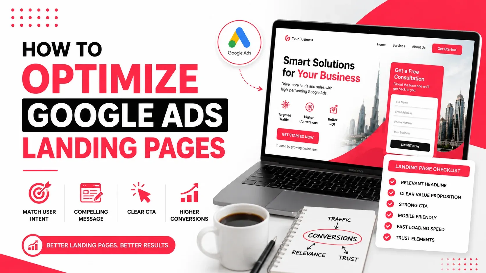 How to Optimize Google Ads Landing Pages for Higher Conversions