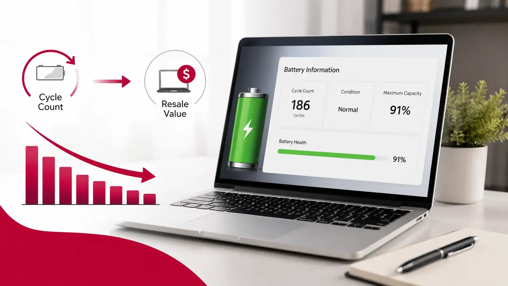 MacBook Battery Cycle Count Explained and Its Impact on Resale