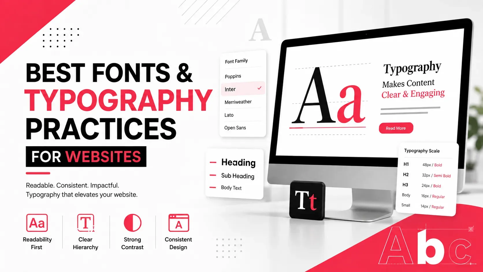 Best Fonts & Typography Practices for Websites