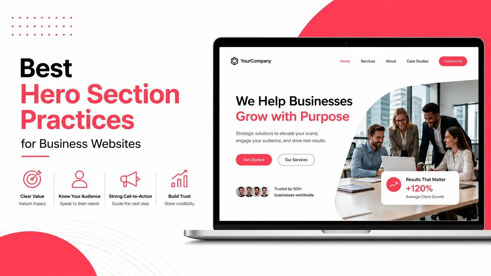 Best Hero Section Practices for Business Websites