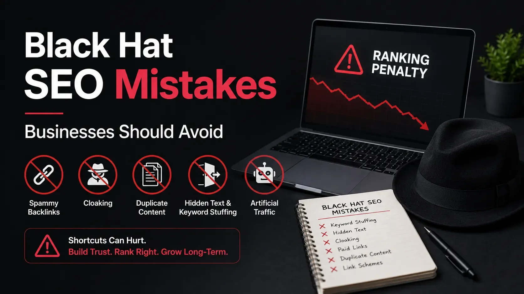 Black Hat SEO Mistakes Businesses Should Avoid