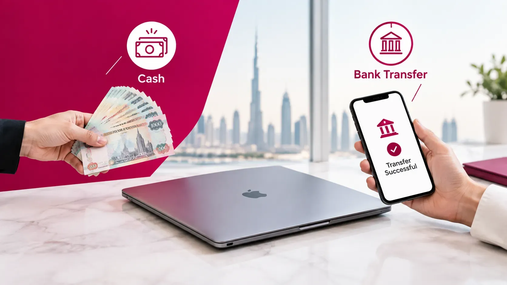 Cash vs Bank Transfer: How to Get Paid Safely When You Sell Your MacBook in the UAE