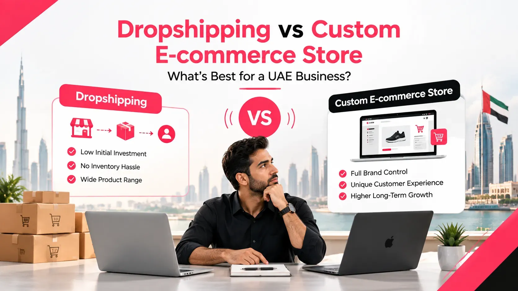 Dropshipping vs Custom E-commerce Store: What's Best for a UAE Business?
