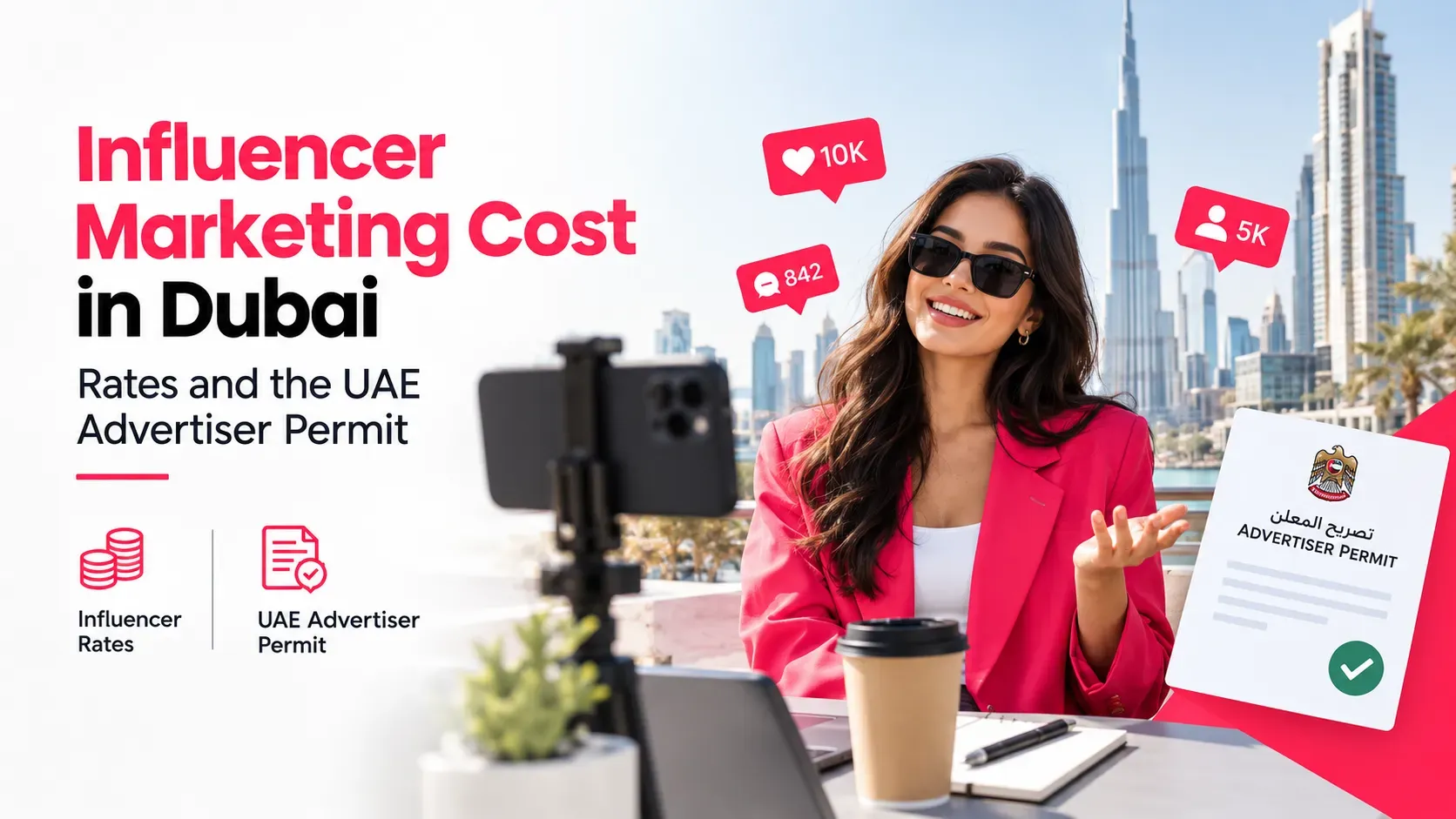 Influencer Marketing Cost in Dubai: Rates and the UAE Advertiser Permit
