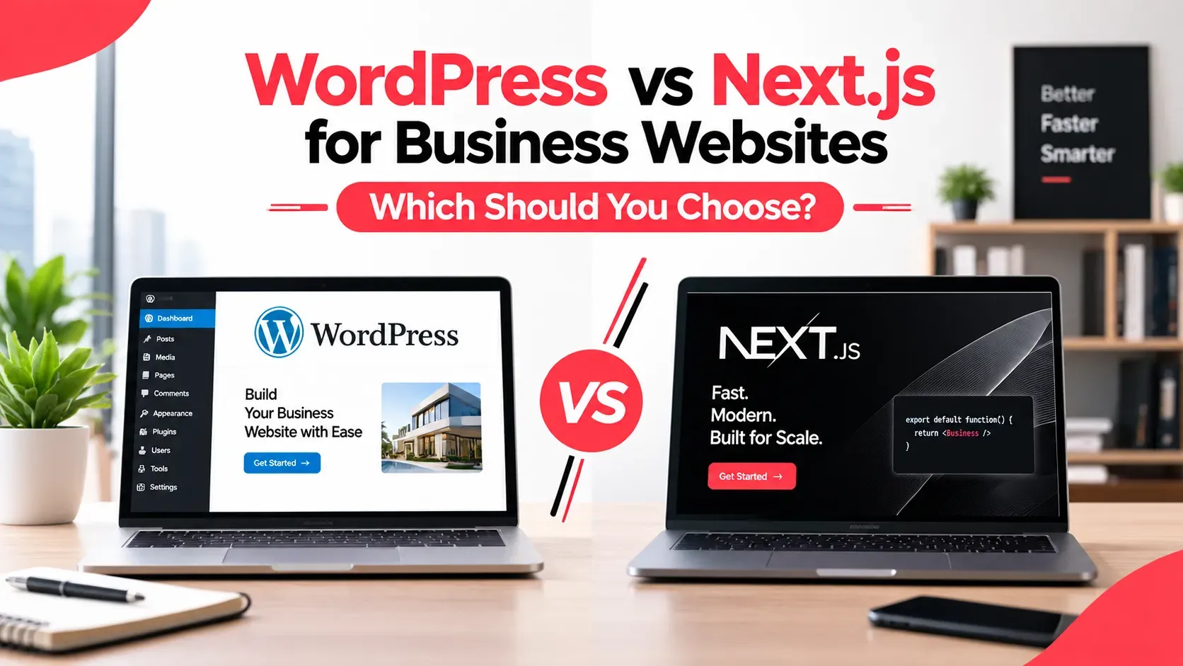 WordPress vs Next.js for Business Websites: Which Should You Choose?