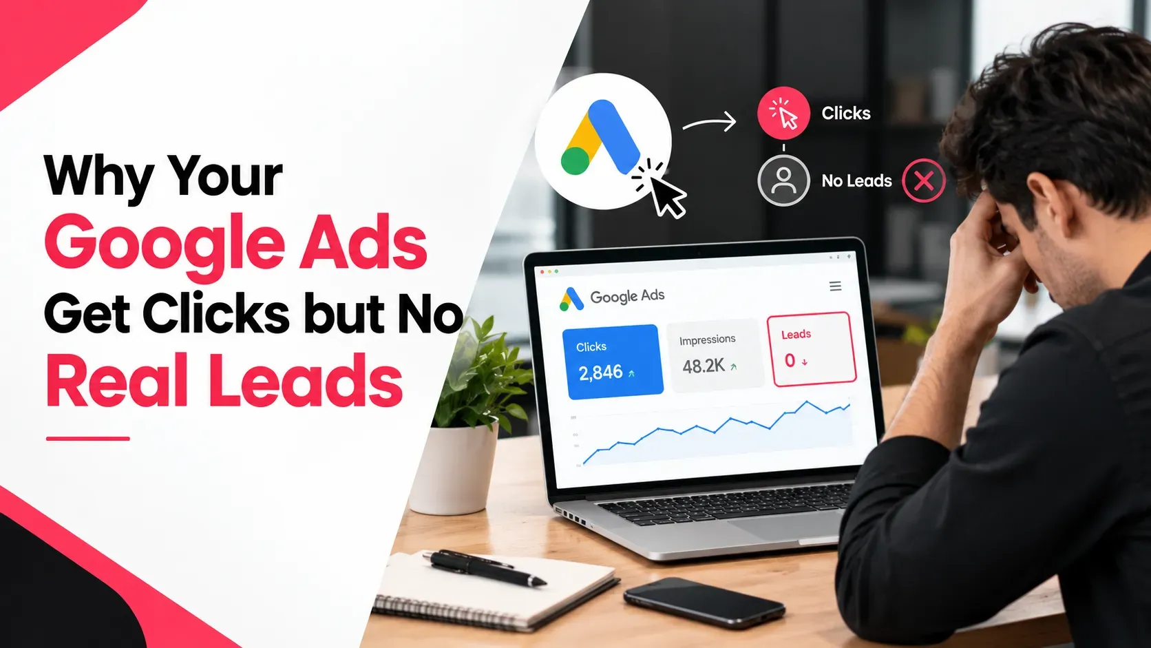 Why Your Google Ads Get Clicks but No Real Leads