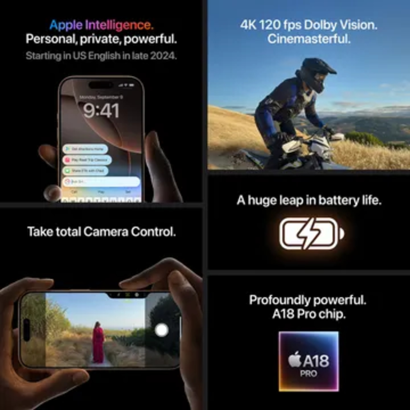 Apple iPhone 16 Pro 128GB Desert Titanium 5G With FaceTime - Middle East Version image 7