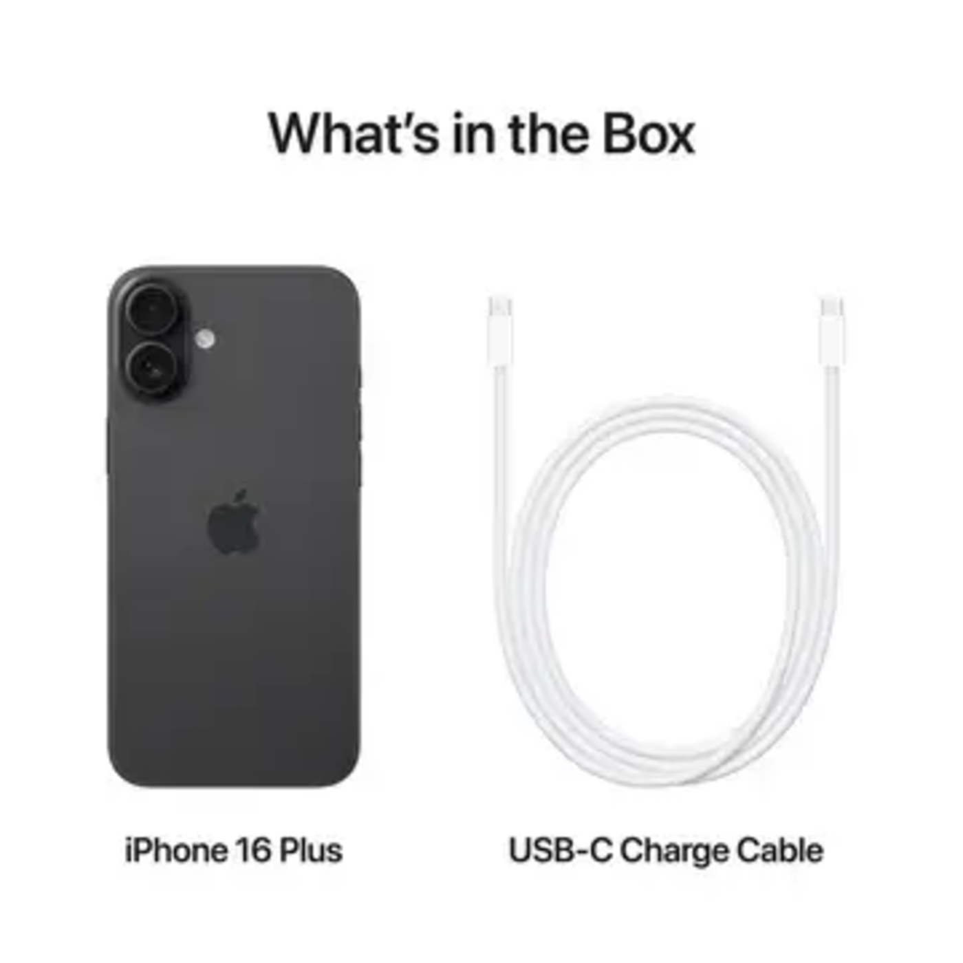 Apple iPhone 16 Plus (128GB, Black) 5G With FaceTime - Middle East Version image 3